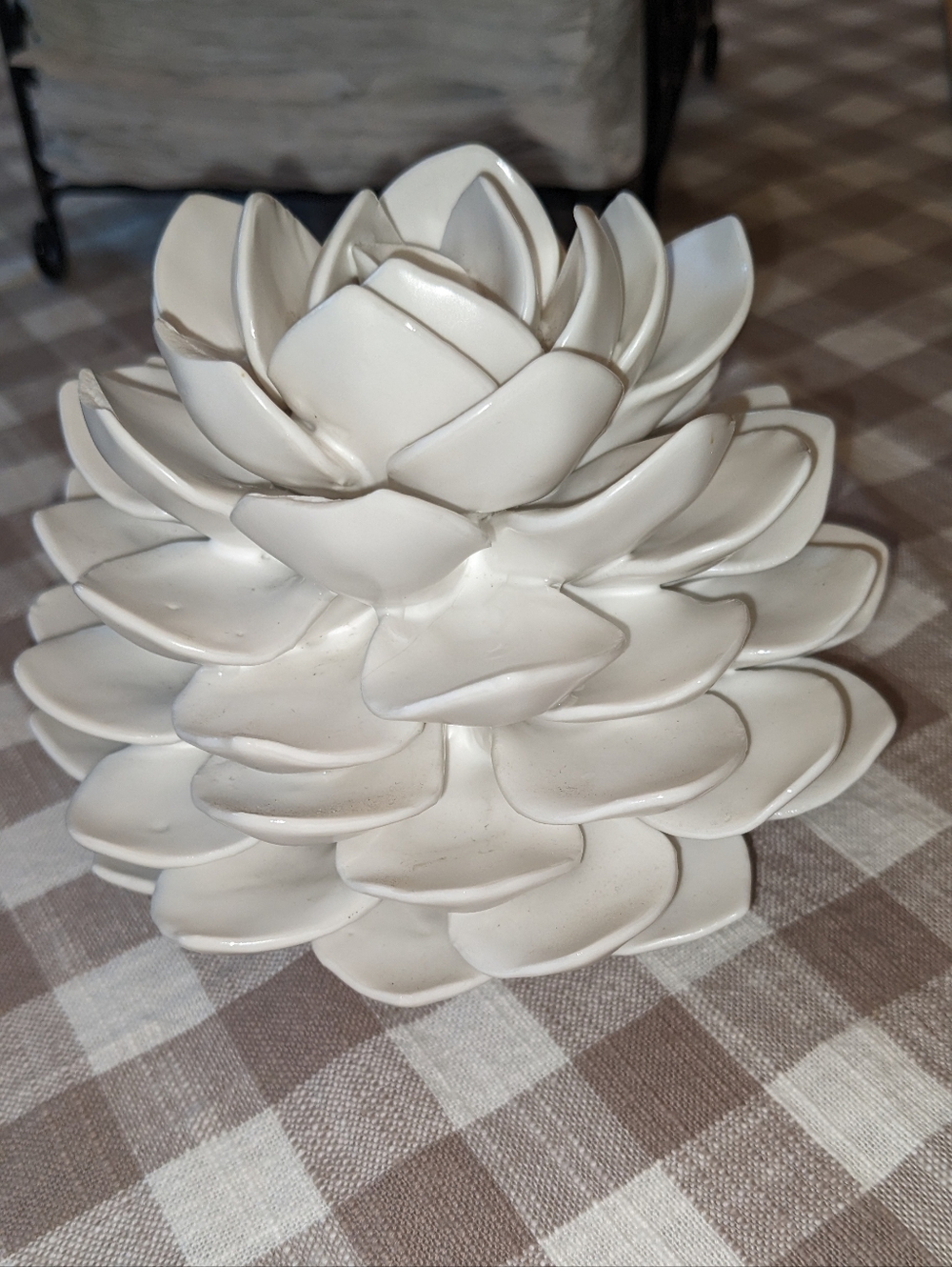 Nate Berkus Living Room Ceramic Agave Figural Decor Piece Flaws